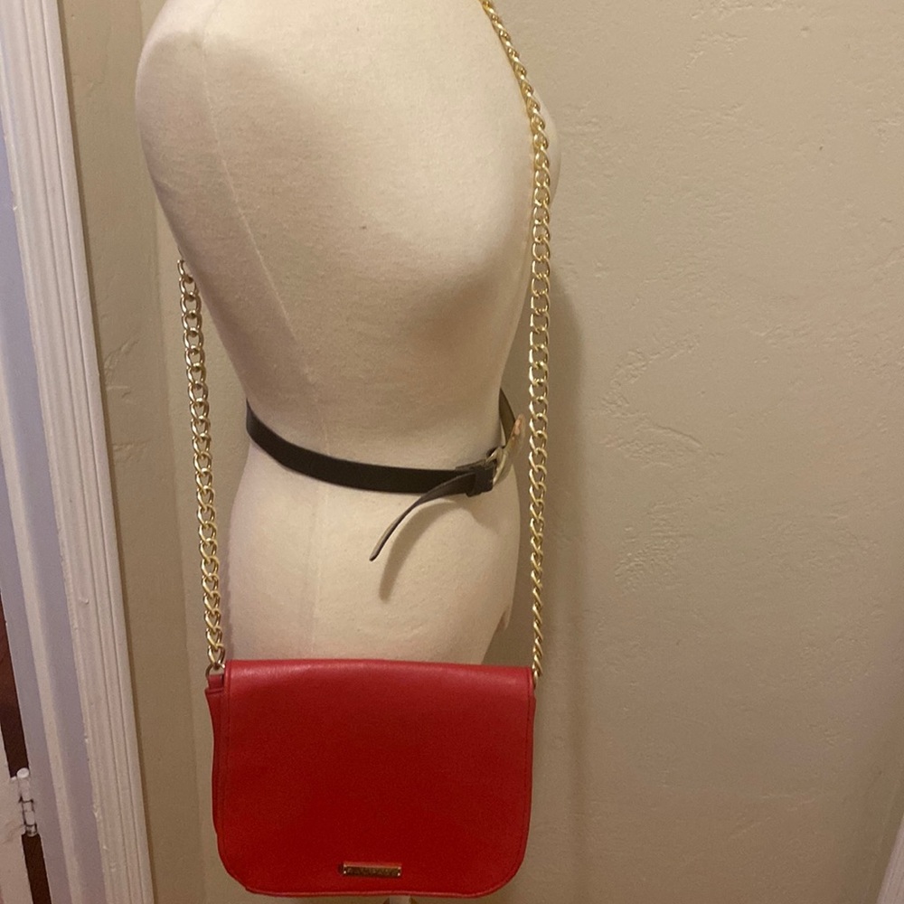 Red cross body bags